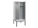 locker met bank,voor scheiding van kleding,HxBxD 2120x800x815mm,2vak