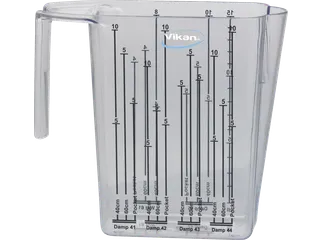 ErgoClean 581110 maatbeker 1,5 ltr ter voorbevochting microvezel - 1