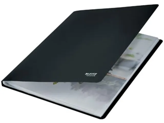 Recycle protège-documents, ft A4, 20 pochettes, noir