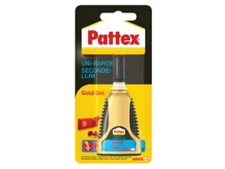 Secondelijm Pattex Gold GEL tube 3 gram op blister