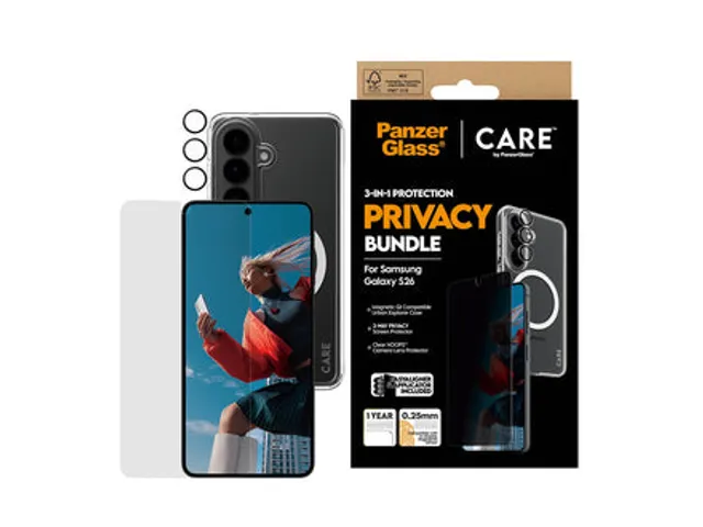 PanzerGlass CR67643, Hoes, Samsung, Galaxy S26, 16 cm (6.3 inch), Zwar
