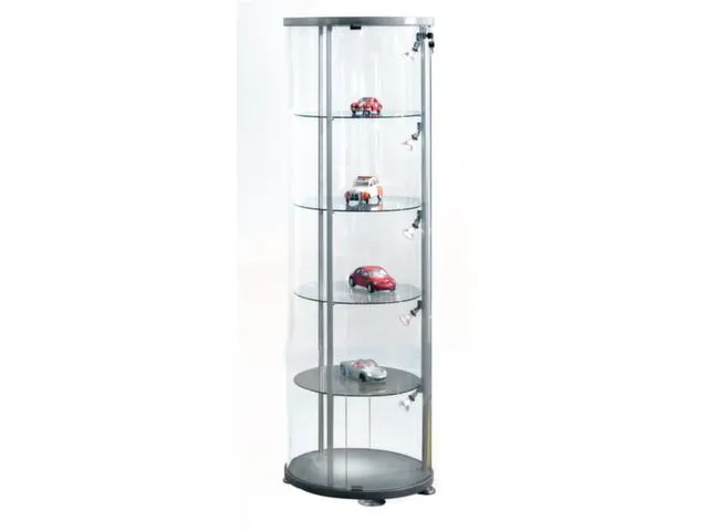 Vitrine Design 1800x545mm 4 Glazen Legborden Deksel/Sokkel Mdf