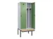 locker met bank,voor scheiding van kleding,HxBxD 2120x800x815mm,2vak