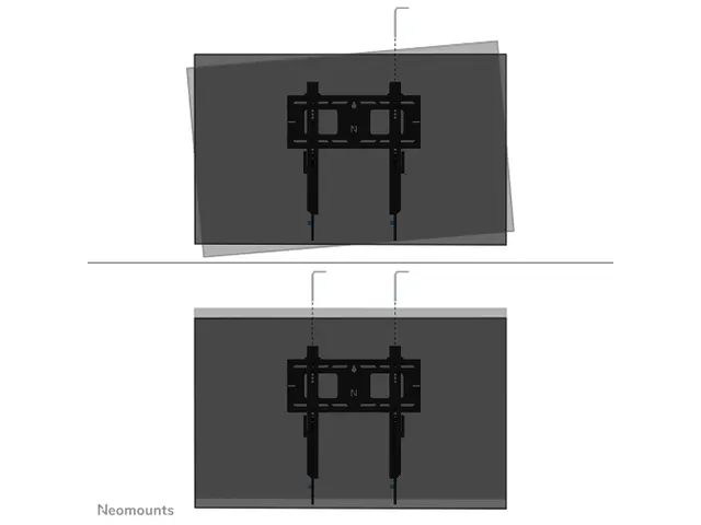 Neomounts LEVEL-750 WL30-750BL14 Support mural fixe robuste pour écra