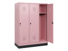 schoollocker,HxBxD 1630x1200x500mm,3vak,vak B 400mm,draaigrendel