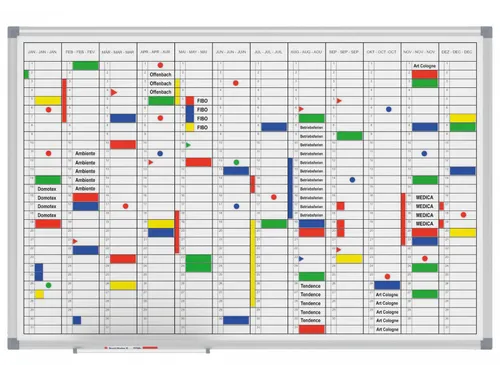 Jaarplanner MAULstandard Whiteboard 60x90cm
