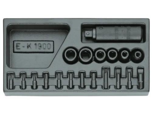 1500 ES-K 1900 Assortiment schroevendraaiers 1/2 inch in 1/3 ES-module