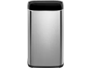 EKO Laguna Open top Prullenbak 12 Liter Zilver Mat RVS - 4