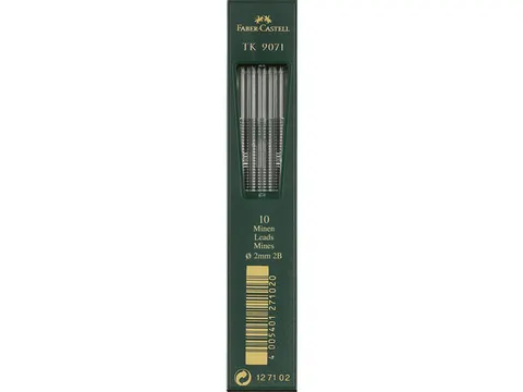 Potloodstiftjes Faber Castell Tk 9071 2.0mm 2b