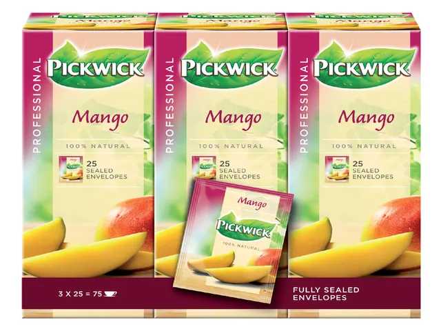 Zwarte Thee Pickwick Mango 25 Zakjes Van 1.5Gr
