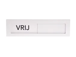 Premium Schuifbord Wit Vrij Bezet 150x40mm
