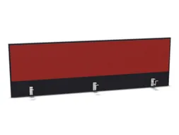 opzetpaneel,v. bureau,aanbouw achter,B 1800mm,CC-zwart,BN4011-rood