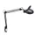 Led-Loeplamp Arm L 2x 400mm 6500 Kelvin D 225mm Tafelklem Zwart