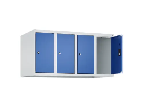 opzetkast,v. locker,4vak.,vak B 250mm,HxBxD 500x1000x500mm,vleugeldeur
