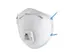 Masque antipoussière FFP2 8322 Blanc avec valve d'expiration