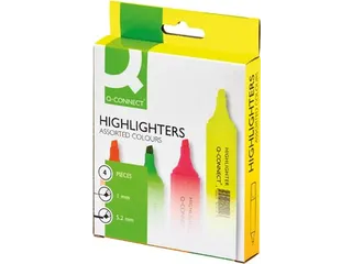 Markeerstift Assorti Etui Van 4 Stuks - 1