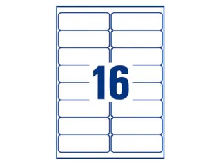 Etiket Avery J8162-100 99.1x33.9mm Inkjet Wit 1600 stuks - 3