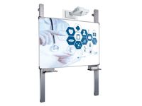 Projectiebord 150x240cm 100 inch kolom mat wit finger touch