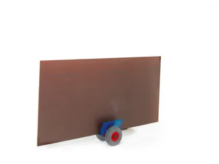 Platenroller 200kg Laadvlak Lxb 320x60mm Massief Rubber Banden - 3