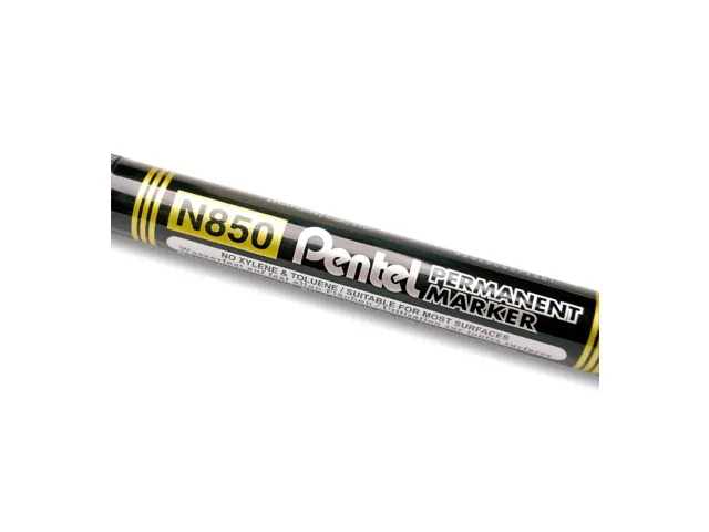 Pentel N850-A Permanent marker Ronde punt 4,2mm Zwart