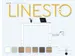 Bureau Linesto N3 hoogte instelbaar 140x80cm Robson eiken, poot Alu