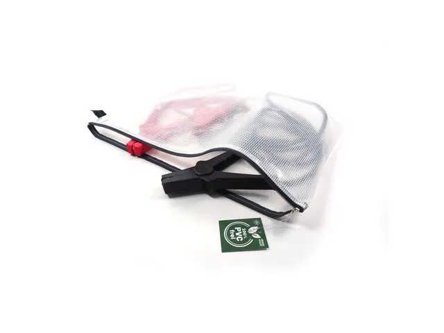 etui A3 PVC-vrij transparant met grijze ritssluiting