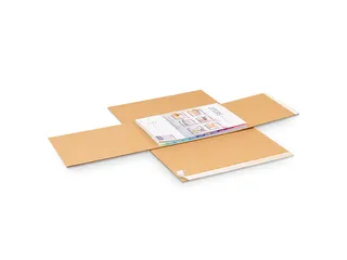 Wikkelverpakking A4 310x220x60mm Bruin Zelfklevend Enkelgolf 50 Stuks - 1