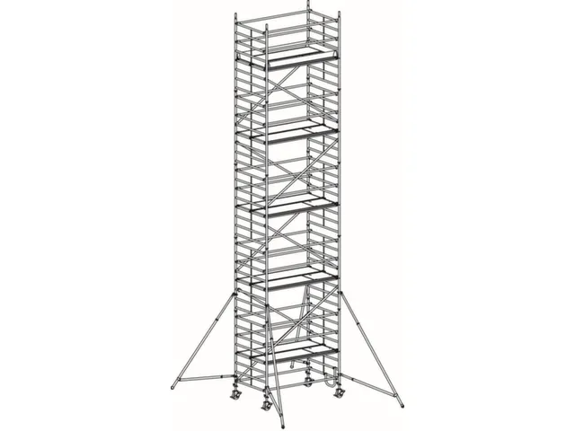 rolsteiger,reik H 11,4m,steiger H 10,64m,5platform(s),m. luik