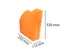 Porte-revues The Magazine Linicolor - Orange
