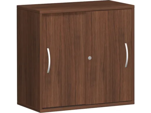 schuifdeurkast,HxBxD 770x800x430mm,decor romp noten,decor front noten