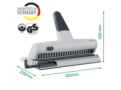 Perforator Leitz 5115 heavy duty 23-gaats 15vel zilver