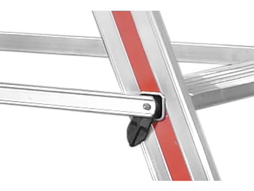 platformladder,bordes HxBxD 1650x440x400mm,7treden,aluminium