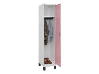 locker,HxBxD 1950x400x500mm,1vak,vak B 400mm,cil.-slot,voeten - 1