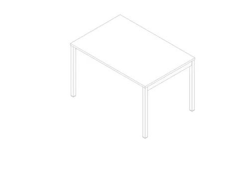 In hoogte verstelbaar bureau,HxBxD 680-760x1200x800mm,blad wit