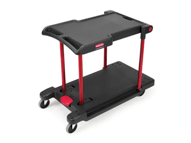 Multifunctionele Servicewagen Rubbermaid 181kg zwart rood