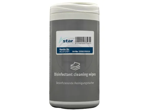 As31201 Astar Schoonmaakdoekjes Desinfectie 100 Stuks