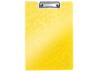 Leitz WOW Klembord A4 Geel met omslag polyfoam