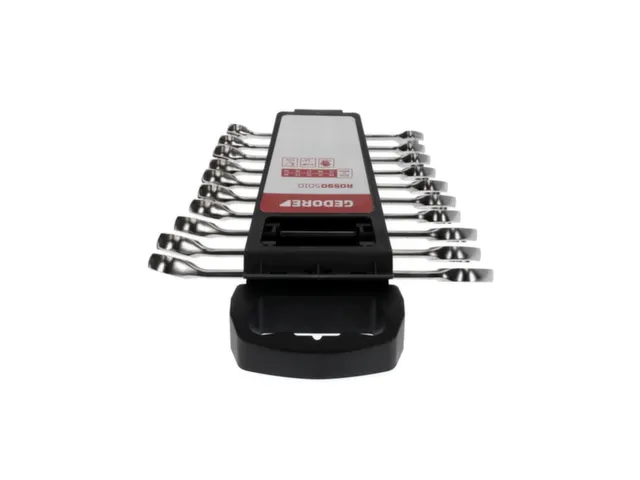 GEDORE R05905010 Combinatie ratel steeksleutel 10-19mm 10stuks