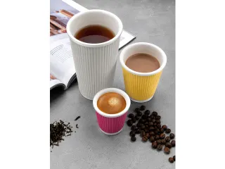 Beker porselein Les Artistes Paris 450ml siliconen grip licht Grijs - 6