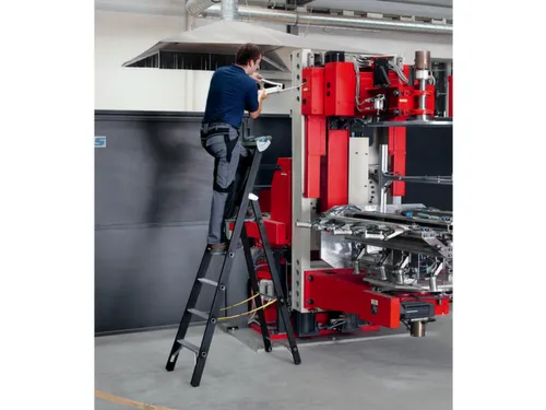 Zwaarlastladder Aluminium Boom L 1 59M 3Sporten Bordes H 0 80M