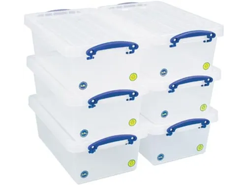 Opbergdoos 5.5 Liter Transparant Stapelbaar