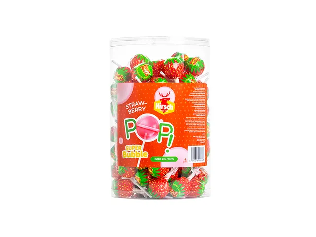Lolly Hirsch super bubble strawberry 100x17 gram