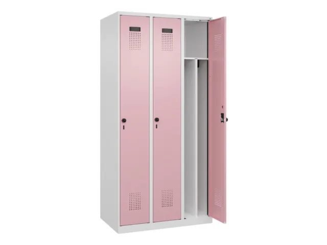 locker voor scheiding van kleding,HxBxD 1850x900x500mm,3vak