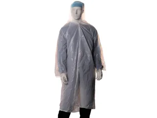 Bezoekersjas polyethyleen 18 mu - One size - 1