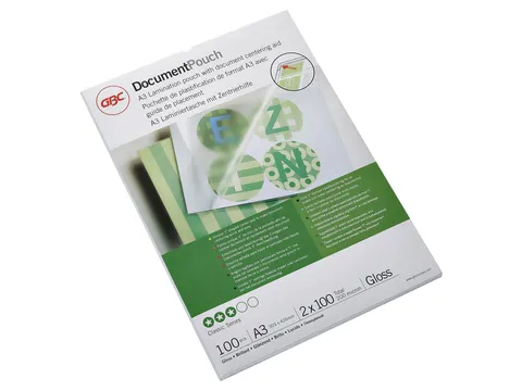 Lamineerhoes Gbc A3 100 Micron glanzend