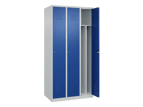 locker voor scheiding van kleding,HxBxD 1850x900x500mm,3vak