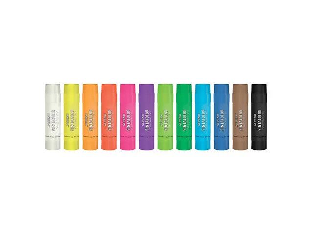 Tempera plakkaatverfstick set van 12 stuks