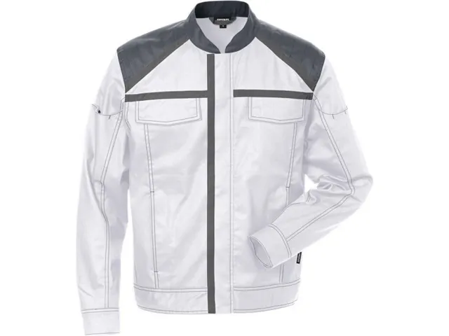 Fristads 4555 STFP werkjas, wit/grijs, maat 4XL, per stuk