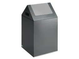 afvalverzamelaar,zelfblussend,1x43l,HxBxD 600x320x320mm,klemring