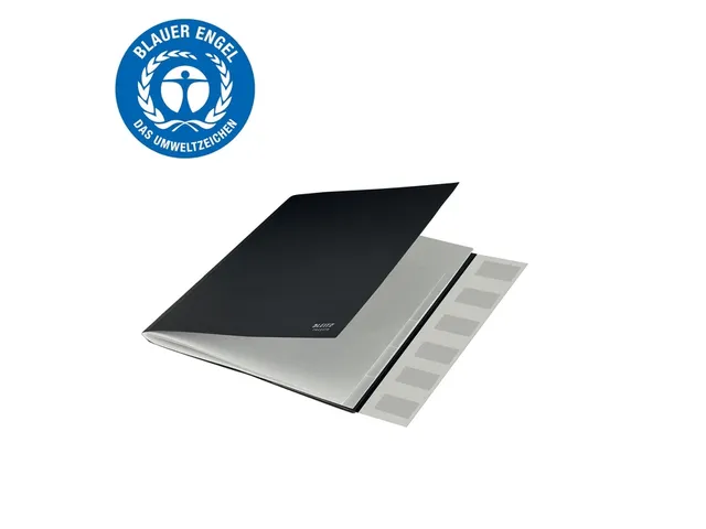 Sorteermap Leitz Recycle 6 tabs karton zwart